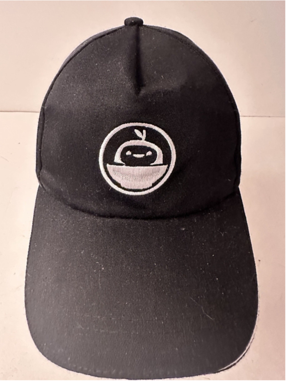 Black Dad Hat Cap Mens Womens Adjustable Strapback Embroidered Winking Character